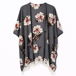 Umgee USA Fringe Kimono